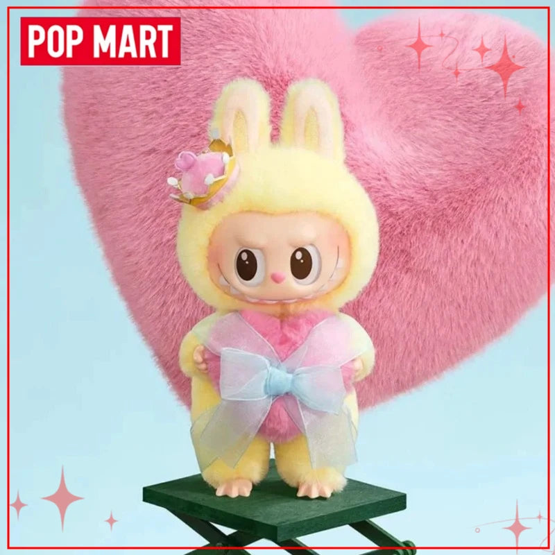 Genuine POP MART The Monsters Labubu Fall in Wild Flip with Me Let‘S Checkmate Series Vinyl Face Plush Doll Collection Toy Gift