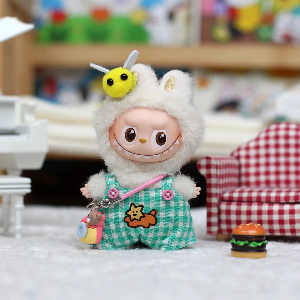 Lovely Set For Mini Labubu 4.0 Pin For Love Series Clothes Overalls Swimsuit Princess Dress Set Doll Accessories