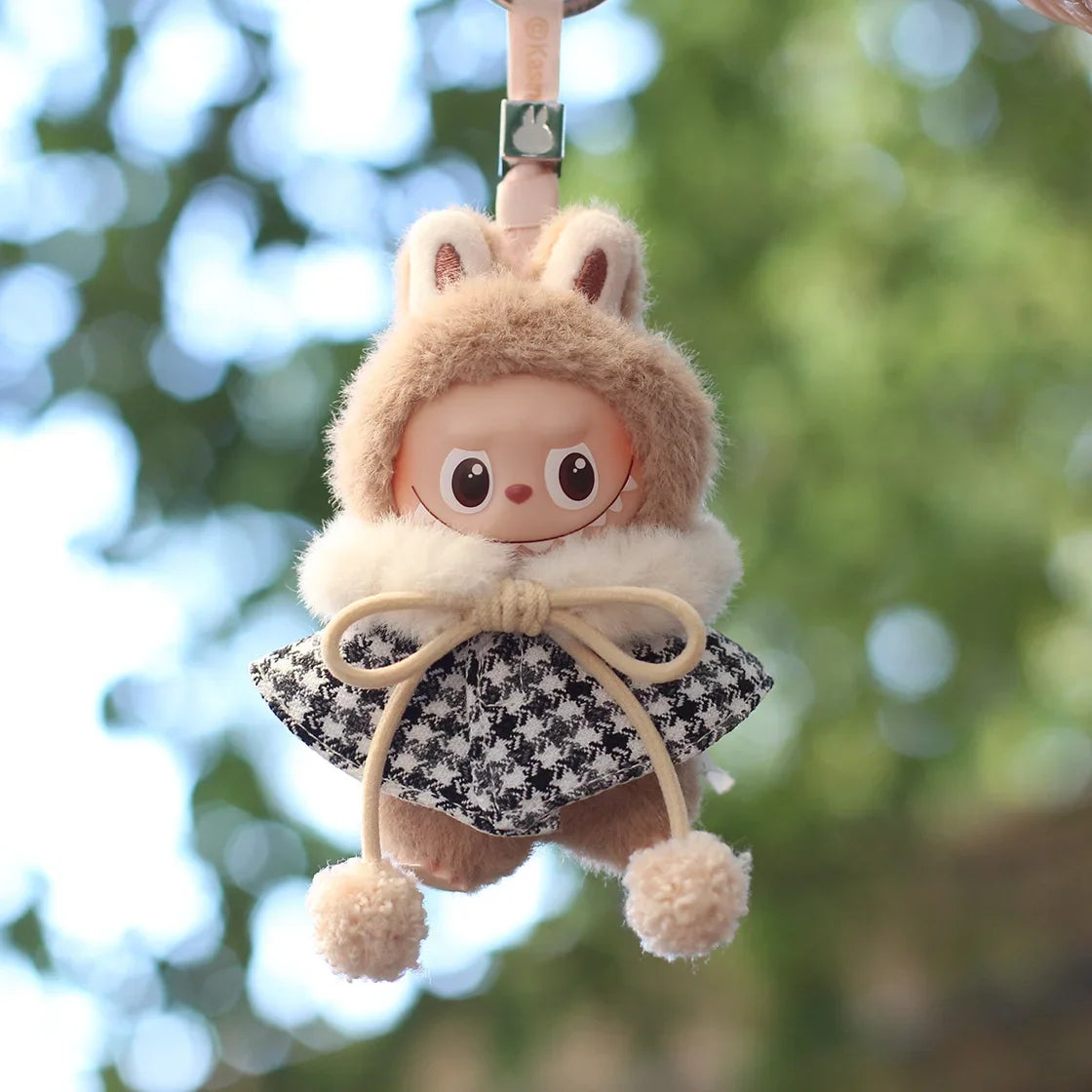 Lovely Set For Mini Labubu 4.0 Pin For Love Series Clothes Overalls Swimsuit Princess Dress Set Doll Accessories