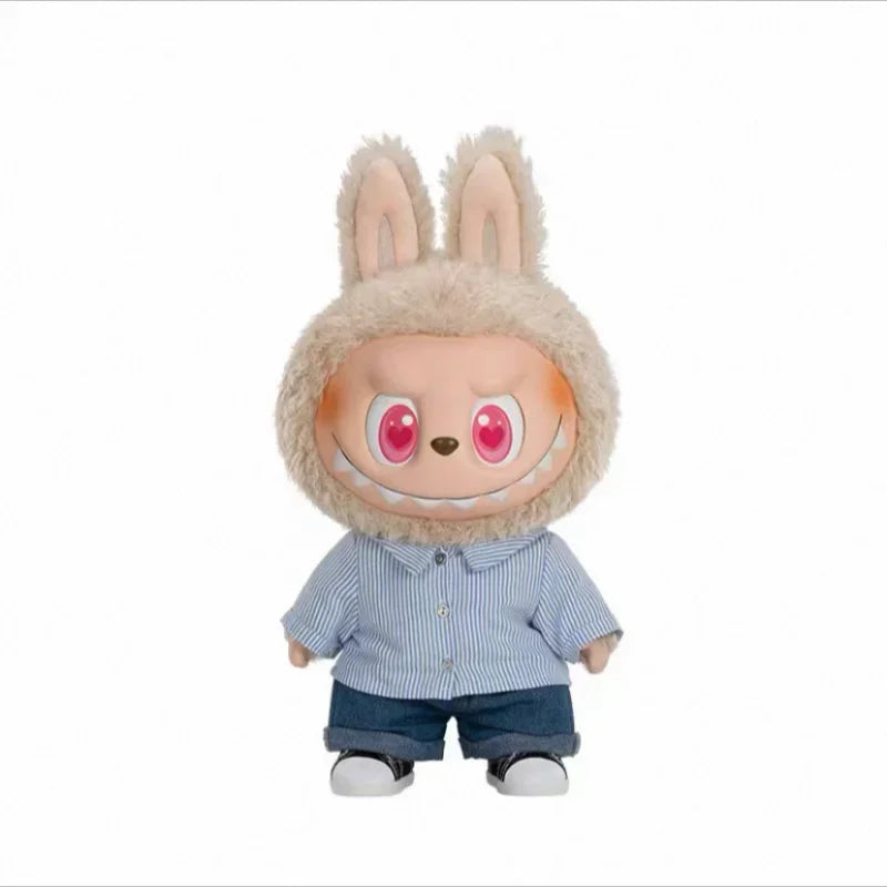Genuine POP MART The Monsters Labubu Fall in Wild Flip with Me Let‘S Checkmate Series Vinyl Face Plush Doll Collection Toy Gift