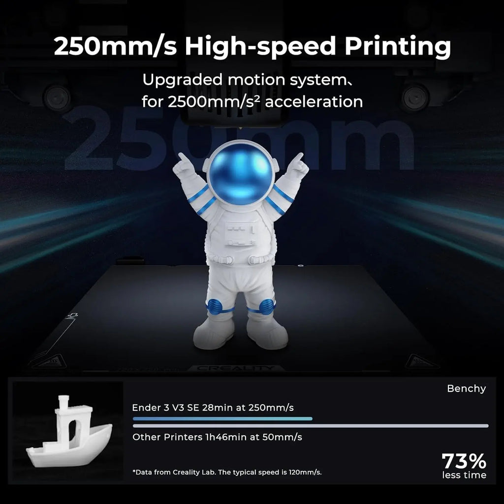 Creality Ender 3 V3 SE 3D Printer 250mm/s Auto Leveling FDM 3D Printer Direct Extruder Auto-Load Filament CR Touch 220*220*250mm