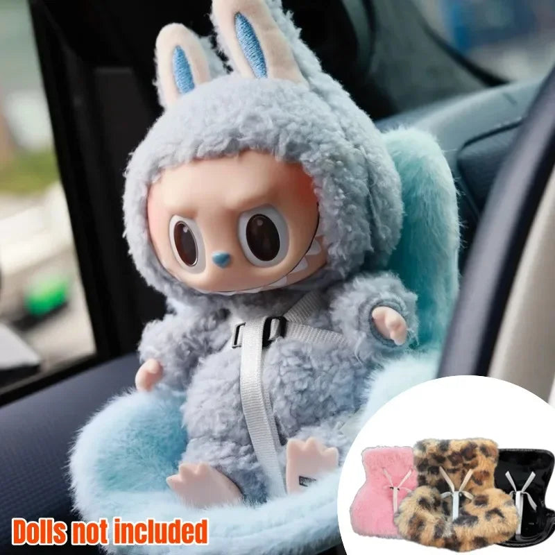 For Labubu Doll 15-17cm Seat Air Outlet Aromatherapy Decoration Ornaments Holiday Gifts for Women Car Interior Accessories