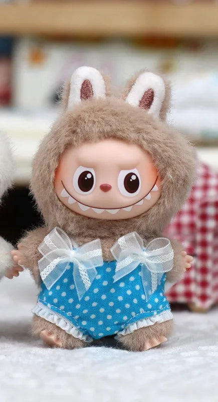 Lovely Set For Mini Labubu 4.0 Pin For Love Series Clothes Overalls Swimsuit Princess Dress Set Doll Accessories