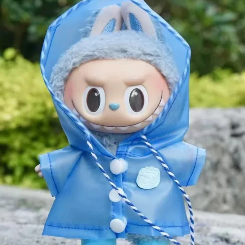 Labubu 3.0 Dolls Outfit Cute Rain Coat & Shoes for 15-17cm Labubu Boots Toys Casual Sports Dolls Accessories