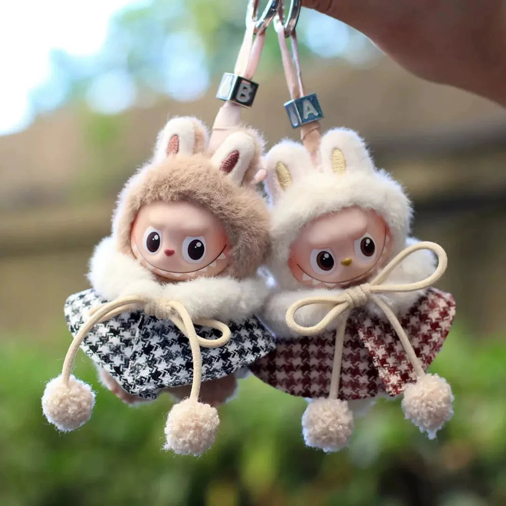 Lovely Set For Mini Labubu 4.0 Pin For Love Series Clothes Overalls Swimsuit Princess Dress Set Doll Accessories