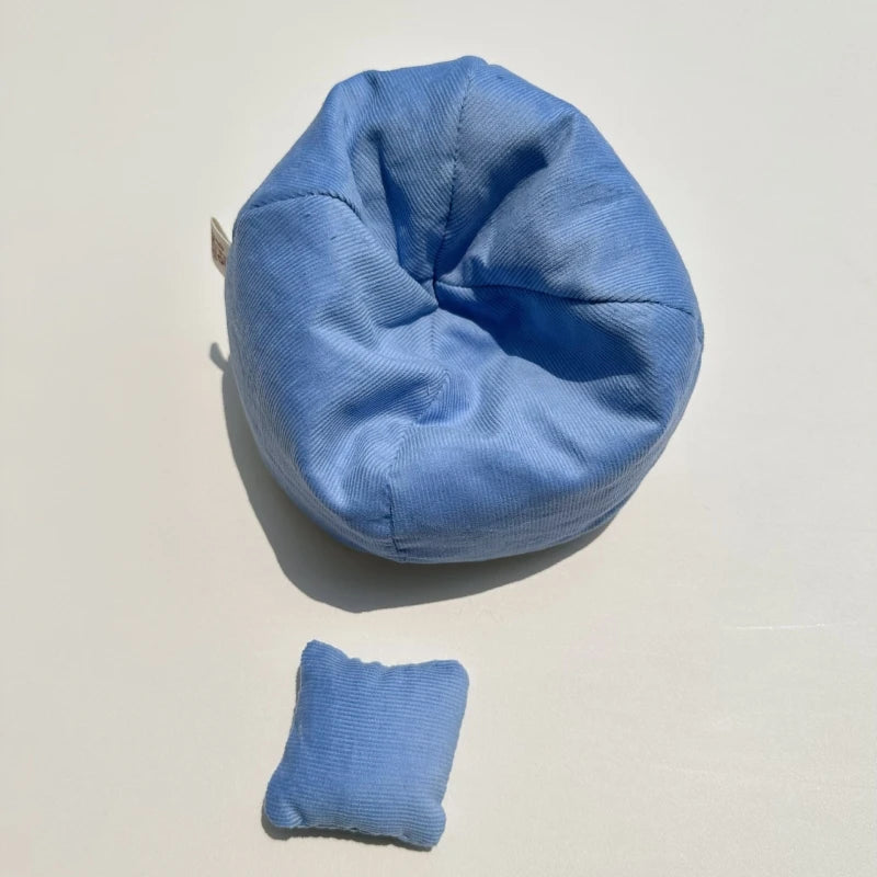 Labubu Doll Sofa for Labubu Mini Lazy Sofa Bed V1 V2 V3 DIY Clothing Accessories Cute Doll Cushion Children's Toy Gift