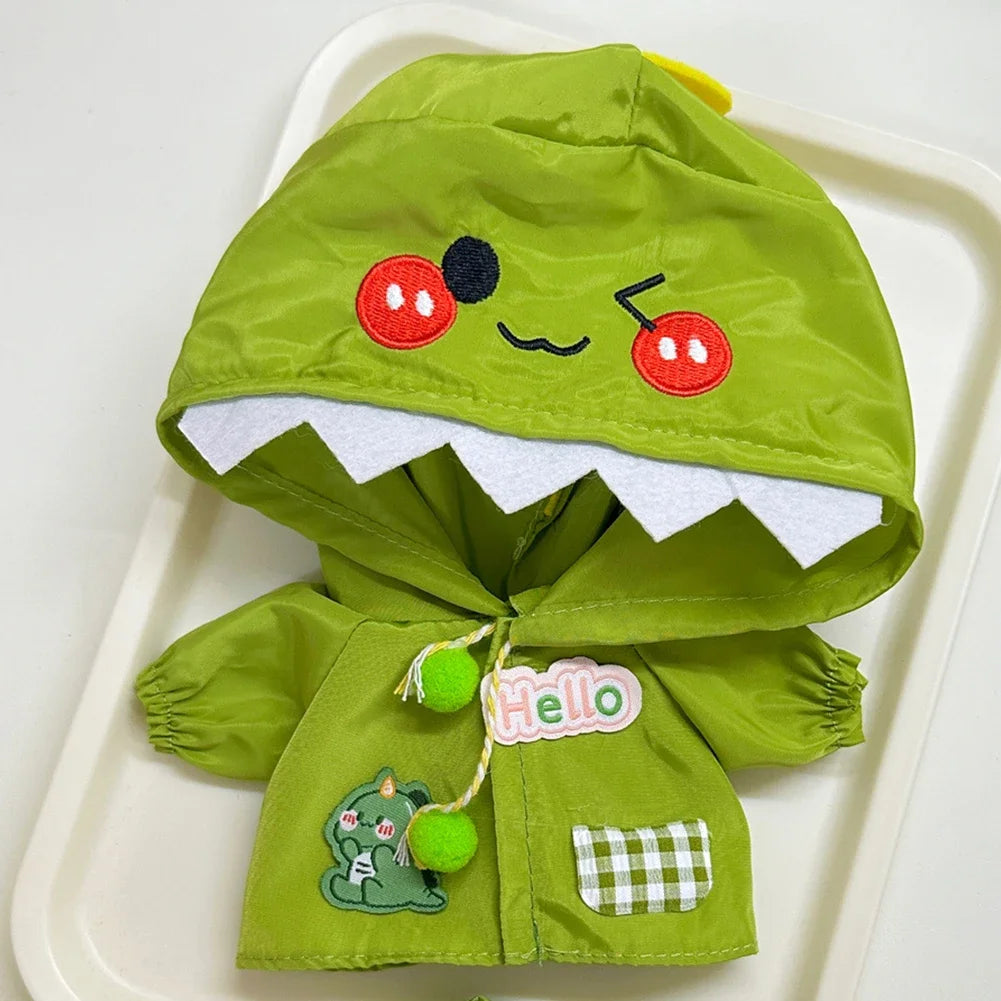 Labubu 3.0 Dolls Outfit Cute Rain Coat & Shoes for 15-17cm Labubu Boots Toys Casual Sports Dolls Accessories