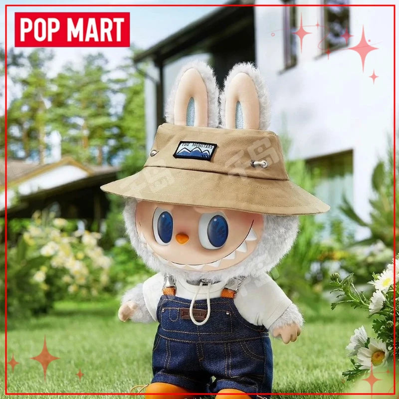 Genuine POP MART The Monsters Labubu Fall in Wild Flip with Me Let‘S Checkmate Series Vinyl Face Plush Doll Collection Toy Gift