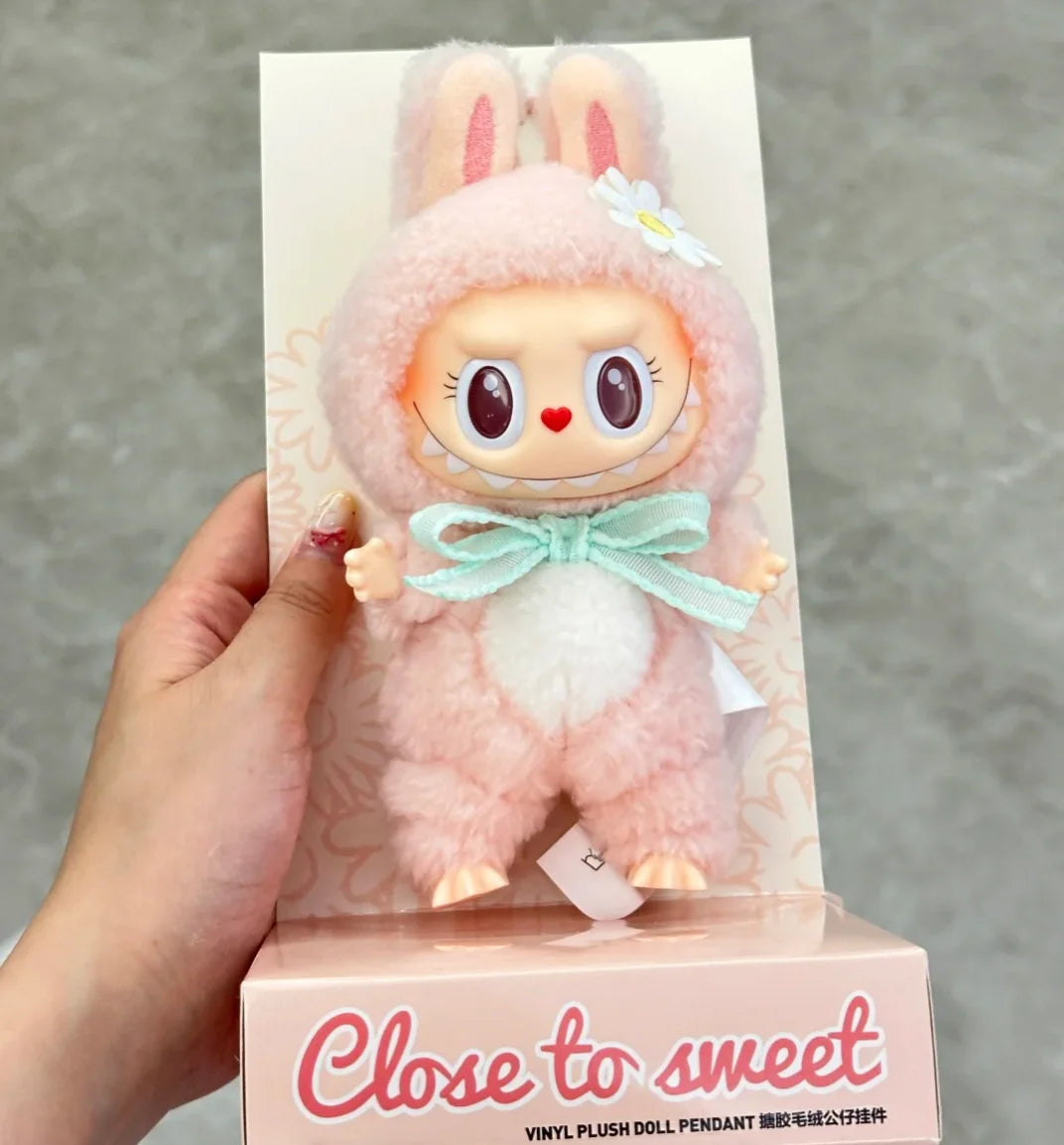 100% Authentic Labubu POP MART Mokoko Close to Sweet Edition Vinyl Limited Collectible Figure Trendy Doll Gift for Collectors