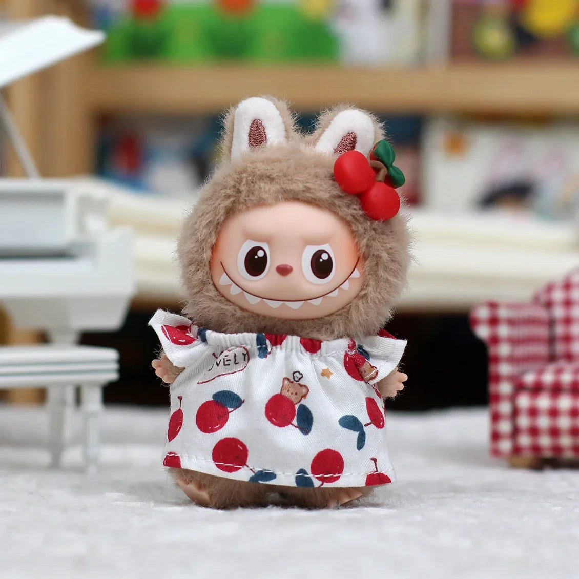 Lovely Set For Mini Labubu 4.0 Pin For Love Series Clothes Overalls Swimsuit Princess Dress Set Doll Accessories