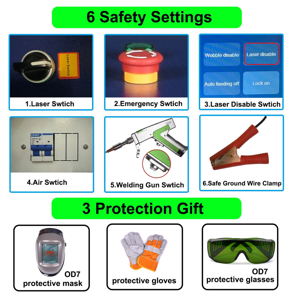 2025 4 IN 1 Raycus 2000W Fiber Laser Welding Cleaning Cutting Machine Weld Seam Clean Machine water chiller
