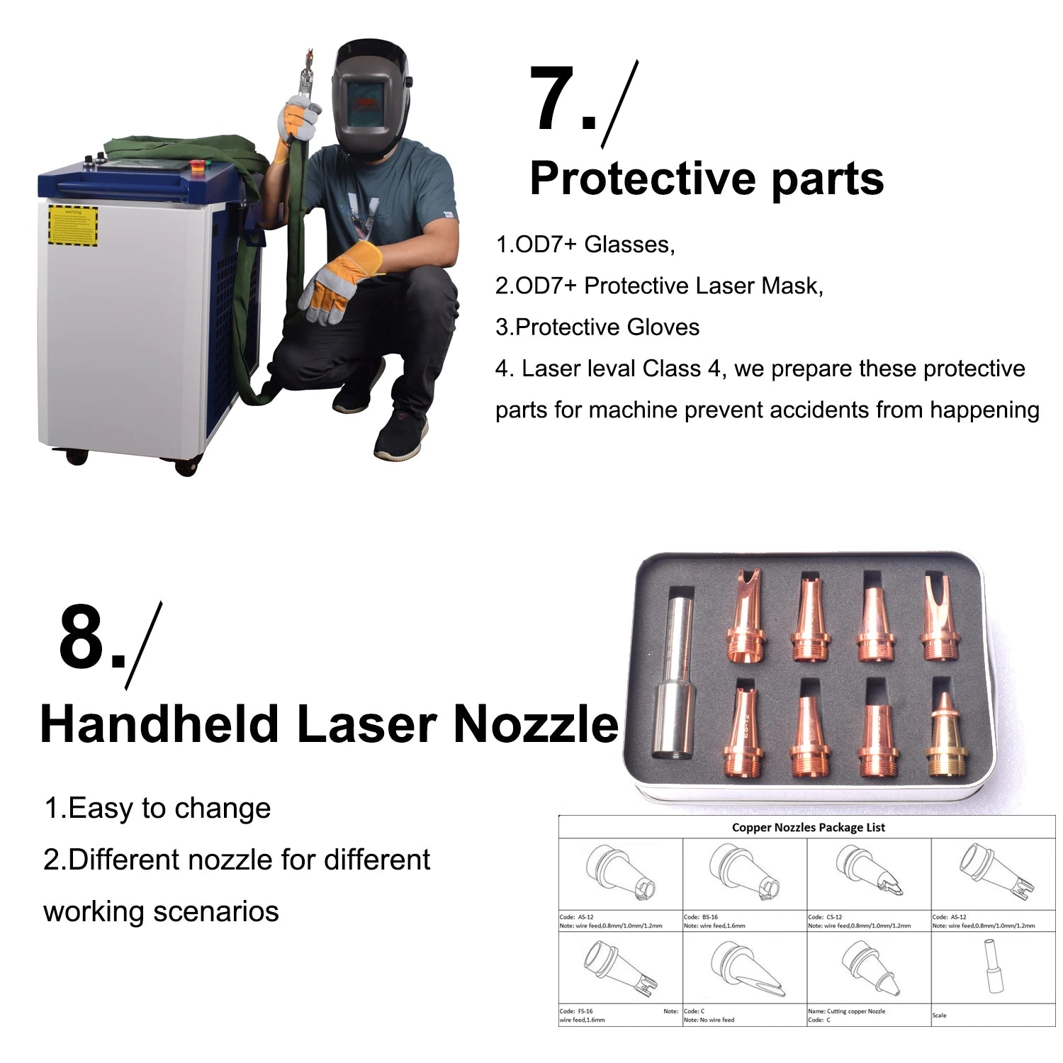 2025 4 IN 1 Raycus 2000W Fiber Laser Welding Cleaning Cutting Machine Weld Seam Clean Machine water chiller
