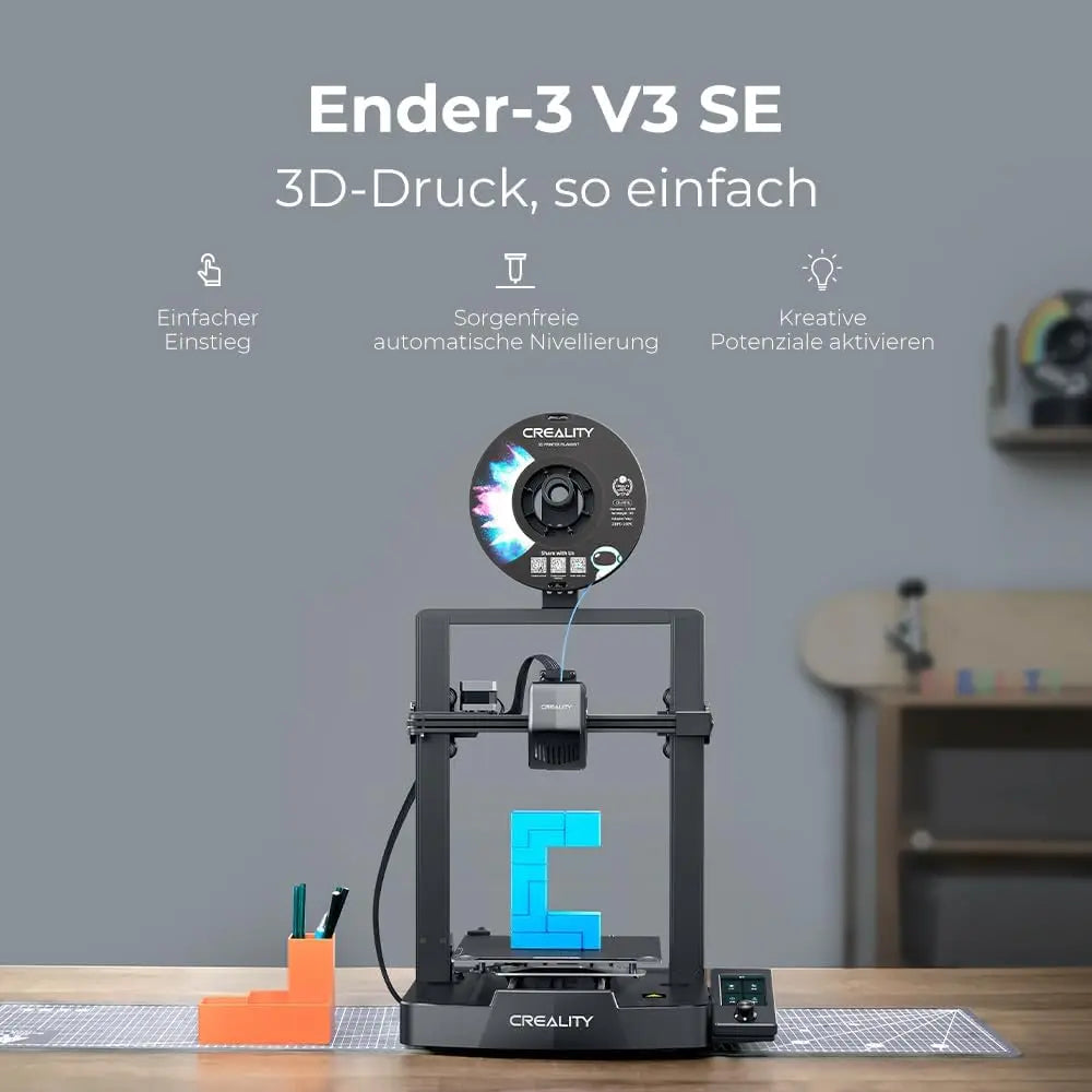 Creality Ender 3 V3 SE 3D Printer 250mm/s Auto Leveling FDM 3D Printer Direct Extruder Auto-Load Filament CR Touch 220*220*250mm